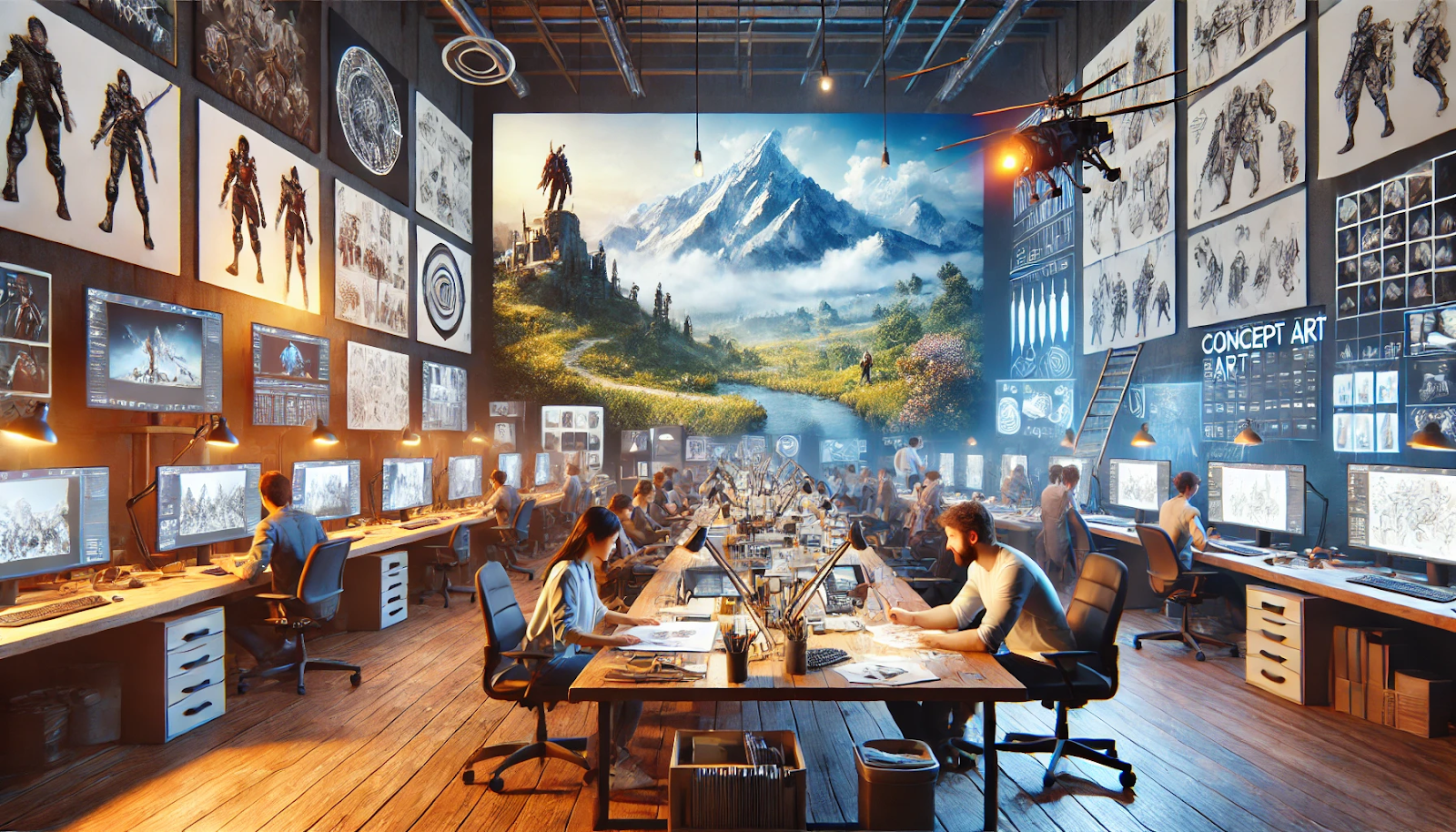 Why Game Studios Rely on Professional Concept Art Services for Game Design?