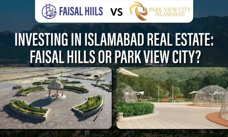 Islamabad, the capital of Pakistan, has exploded into a massive real estate hub, which is evident from the panorama of planned residential societies that offer a lot of investment prospects. Faisal Hills and Park View City Islamabad are some of the most discussed and highly sought after housing projects. Both are well located, well backed (in terms of developers) and legally approved, however, while both are great, they have significant differences in pricing, location, lifestyle and the future prospects. Both housing societies are compared in detail in this blog to help you decide which one your investment or dream home belongs. Developers and Reputation Before the journey to devise on where they will invest in real estate, one of the first things they check on is the credibility of the developers. Both Faisal Hills and Park View City Islamabad are developed by builders with strong portfolios. The Zedem International team is headed by Mr. Abdul Majeed, who is the project manager of Faisal Hills. Faisal Town, Faisal Margalla City, and Faisal Residencia — are some prime examples of its reputation within the Pakistan real estate sector. They promise delivery in a timely manner, provide sensible payment options, and are focused on the middle-income buyer. But the Park View City Islamabad belongs to Vision Group of Mr. Abdul Aleem Khan. Vision Group has garnered a recognition for introducing the concept of luxury lifestyle with a major focus on infrastructure, greenery, modernity and aesthetics. Their projects are actually aimed at upper-middle and elite class in search of an upscale lifestyle. Faisal Hills is developed by Zedem International, known for reliability and affordability. Park View City is developed by Vision Group, emphasizing luxury and modern design. Zedem’s other projects have a solid track record in Islamabad and Rawalpindi. Vision Group is known for high-end developments in Lahore and Islamabad. Both developers have political connections which strengthen their market credibility. Location and Accessibility Location is a key factor in the long-term value and daily convenience of a property. The location of Faisal Hills Islamabad​ and Park View city are in absolute different parts of the Islamabad Rawalpindi region. Located on N-5 Grand Trunk Road at Taxila, Faisal Hills is conveniently close to Rawalpindi and Islamabad. This site is particularly appealing for employees from the surrounding industrial and educational units, which include HITEC University and Wah Cantt. It provides tranquility and greenery, but is also linked to major transportation arteries including the M-1 Motorway and the Srinagar Highway. Park View City Islamabad, on the other hand, is situated in Zone IV, adjacent to Bani Gala, Bahria Enclave, and the Botanical Gardens. Park View City Islamabad location map nestled in a lush green hillside, and have a much more picturesque and peaceful setting. Its 21 minutes from Serena Hotel and can be accessed via Malot Road, Kurri Road and Park Road. Faisal Hills is close to Taxila, ideal for professionals in Wah and Rawalpindi. Park View City is situated in a picturesque zone near Islamabad’s elite sectors. Park View offers a quieter, greener lifestyle close to nature. Faisal Hills is more accessible for industrial, academic, and military personnel. Both societies have direct access to major roads and highways. Legal Status and NOC Approvals Investors are understandably cautious about the legal status of housing projects, especially the number of scams and unauthorized societies in the region. N O C Issued By Rawalpindi Development Authority (RDA) For Faisal Hills. This approval not only makes the project legitimate, but it also gives buyers peace of mind that their purchase is legal and the ownership will eventually grow without any hiccups in the process. Park View City has CDA approval, which is one of the higher standards for Islamabad based projects. Park View Housing Society faced several issues in the past but in 2022, the NOC was reissued by the Supreme Court which cleared all concerns. Since then, it has proceeded with full legal authority. Faisal Hills is approved by the RDA, ensuring legal security for investors. Park View City is CDA-approved, adding to its premium credibility. Park View had a suspension that was lifted by Supreme Court intervention. Faisal Hills has remained free of legal controversies. Both projects are now fully approved and safe for investment. Plot Sizes and Block Variety One common aspect of both societies is that both have been designed with a mix of residential and commercial parcels with various plot sizes accessible for each kind of buyer. Faisal Hills plot for sale​ are 5 Marla, 8 Marla, 10 Marla, 14 Marla, 1 Kanal, and 2 Kanal. DHA Lahore offers amenities in various blocks such as green spaces, mosques, and commercial centers in Block A, B, B Extension, C, D, Executive Block, and Faisal Hills Prime block. Park View City: residential plots are available in 3.5 Marla, 5 Marla, 10 Marla, 1 Kanal, and 2 Kanal, in blocks A, B, C (Terrace Block), D, E, F, H, J, K, as well as Golf Estate, Overseas Block, and Downtown Commercial. The availability of Terrace Apartments, Park View Homes, and The Walk Commercial shows the range of different property types on the market. Faisal Hills has a wide range of residential plot sizes. Park View City offers not only plots but also luxury apartments and homes. Faisal Hills includes newly launched Prime and Executive Blocks. Park View has specialized blocks like Overseas and Golf Estate. Both societies cater to diverse budgets and living preferences. Pricing and Payment Plans Price is critically important to your decision, especially for long-term investors and first-time homebuyers. Park View City, on the other hand, is a more expensive option, while Faisal Hills is considered a more affordable option. In Faisal Hills, the price of a 5 Marla plot starts from about PKR 5.6 million, and the down payments are reasonable, with an 16-installment easy payment plans. Plots of larger sizes such as 1 Kanal and 2 Kanal are also quite affordable compared to similar options in Islamabad. Due to its premium nature, Park View City Islamabad​ tends to be more expensive. Park View City Islamabad payment plan​ of the same 5 Marla plot can vary dramatically based on the Block and location. But it provides luxury infrastructure, upscale amenities and gorgeous views, all of which are worth the price for many. Faisal Hills is more affordable and offers flexible installment plans. Park View City is more expensive but caters to luxury buyers. Faisal Hills offers better value for mid-income investors. Park View City’s price reflects its brand image and location. Both societies offer installment plans, but Faisal Hills is easier on the budget. Amenities and Lifestyle Housing societies are supposed to have all the amenities that come with a comfortable life. Both societies have these, but they differ in focus. All the basic necessities such as parks, playgrounds, mosques, schools, hospitals, and a well-planned road infrastructure are available in Faisal Hills. The emphasis is on practical, family-friendly living at reasonable prices. That's where Park View City Islamabad​ makes it a step ahead – by providing concepts of a luxurious lifestyle in the form of underground electricity facilities, smart city features, botanical gardens, & high-end shopping/gastronomy zones (The Walk) to say the least. It’s targeted at those who want not only a house, but an entire upscale lifestyle. Faisal Hills focuses on essential services and affordability. Park View City includes smart features and luxury amenities. Park View’s infrastructure includes underground utilities. Faisal Hills has a more traditional residential feel. Park View offers a more "gated community" high-end experience. Investment Potential and ROI After all, every real estate purchaser is looking for appreciation of property value as time passes. While both are strong candidates here, the returns and timelines may diverge. Though Faisal Hills is still in the development phase it has continued to appreciate and fetch returns on investment. Its low cost, legal status, and access to major roads make it a safe and profitable medium-term investment. Park View City, it said, has an elite image and limited high-end availability, and those buyers will pay for the premium. The capital values in the location have already risen tremendously compared to available recent rates, which in newer blocks, such as Hills Estate or the Overseas Block, still have room for growth. Faisal Hills offers steady appreciation and low-risk growth. Park View City has high upside potential but at a higher entry cost. Faisal Hills is better for medium-term investors with moderate budgets. Park View attracts both local and overseas high-net-worth individuals. Both are great options, depending on your investment horizon and budget. Conclusion Faisal Hills is the ideal choice for a legal and budget-friendly housing society with consistent growth in a location that is also easily accessible from Rawalpindi and Taxila. It is particularly appropriate for middle-income families and long-term investors who value affordability and value. On the other hand, if what you want is luxury, natural beauty and exclusivity, and you're ready to spend more for a more exclusive lifestyle and faster value growth, Park View City is perfect. Aside from its great location, the building also offers luxury amenities and a luxurious living setting. Both projects have strong developers, legal guarantees, and selling points. There is reality of what is a best based on practicality or luxury and exclusivity. Both societies, however, are setting the tone for the future of modern living in Islamabad.