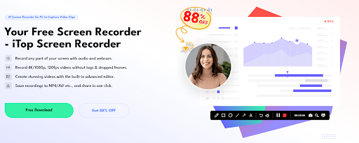 Record Any Screen Activity on Windows with iTop Screen Recorder