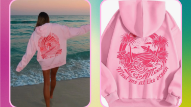 Pink Puff Palm hoodie