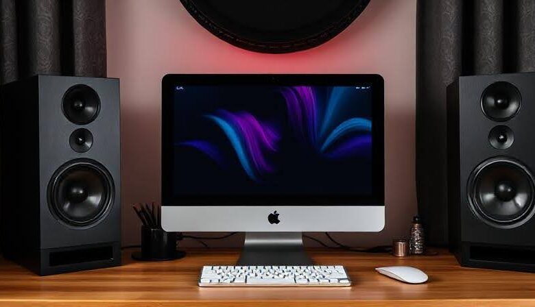 Computer with Speakers